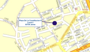 Map: Javea Old Town Office - Click to view larger map